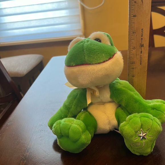 Russ Shining Stars Frog Plush Stuffed Animal - Picture 2 of 10